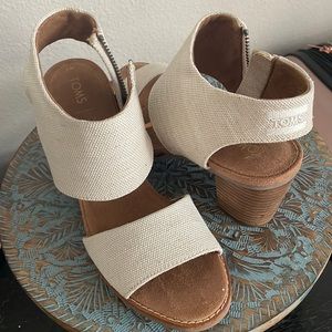 Toms Creme Wedge